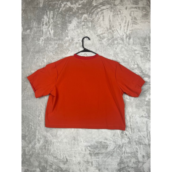 Nike Matching Set Lounge Shorts & T-Shirt Orange Activewear Casual Women's Large - Picture 7 of 15